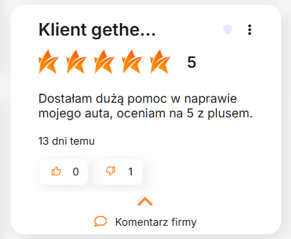 Gethelp.pl Opinie Klientów 6
