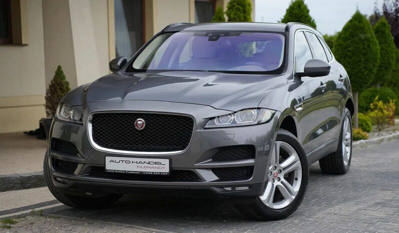 Jaguar F-Pace | 4×4 (stały) | Automatyczna | 180 KM | Szary full