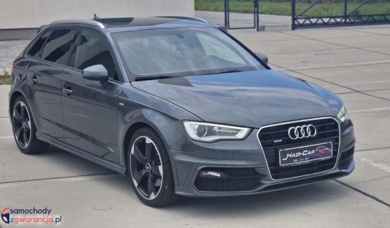 AUDI A3  | 4×4 (stały) | Automatyczna | 184 KM | Szary full