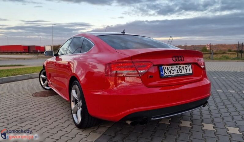 AUDI S5  | 4×4 (stały) | Automatyczna | 333 KM | Czerwony full