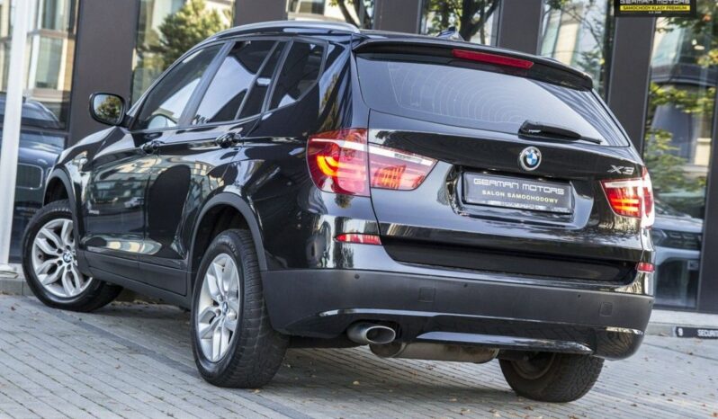 BMW X3  | 4×4 (stały) | Automatyczna | 184 KM | Czarny full