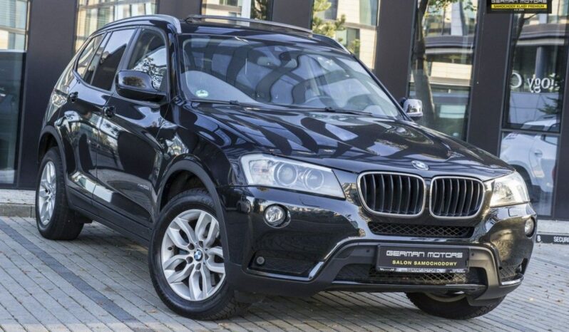 BMW X3  | 4×4 (stały) | Automatyczna | 184 KM | Czarny full