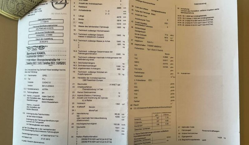 OPEL Astra | FWD (przód) | Manualna | 120 KM | Brązowy full