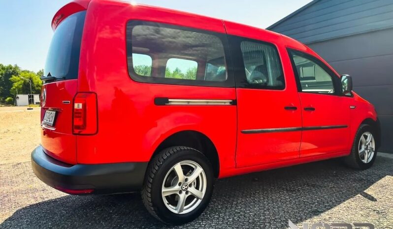 VOLKSWAGEN Caddy | 4×4 (stały) | Manualna | 122 KM | Czerwony full