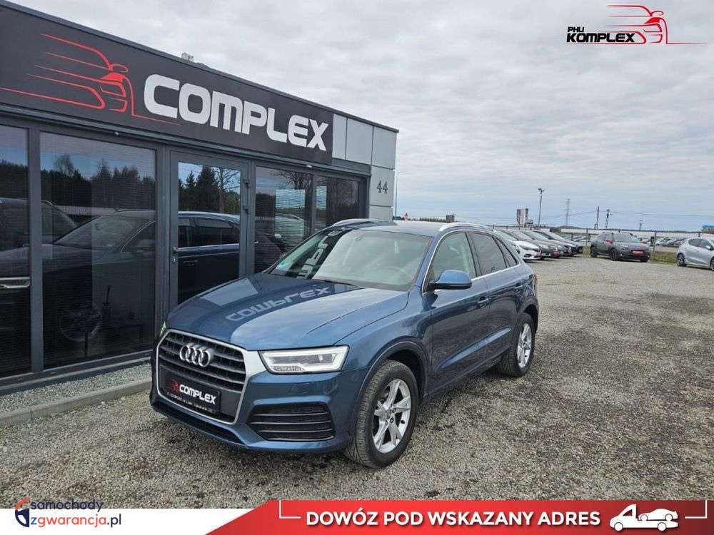 Audi Q3  | 4X4 (Doł. Automatycznie) | Manualna | 184 Km | Niebieski