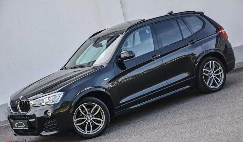 BMW X3  | 4×4 (stały) | Automatyczna | 190 KM | Czarny full