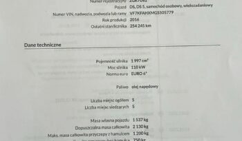 DS Automobiles DS 5 | FWD (przód) | Manualna | 149 KM | Biały full