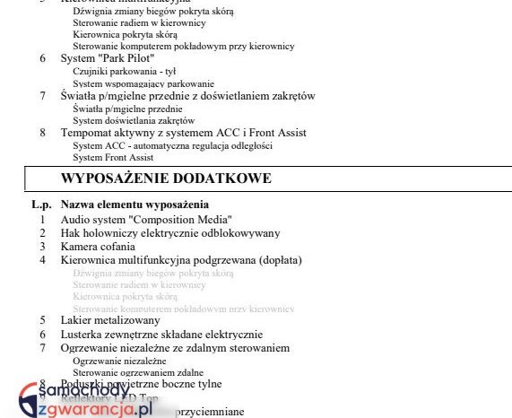 VOLKSWAGEN Passat  | 4×4 (doł. ręcznie) | Automatyczna | 190 KM | Czarny full