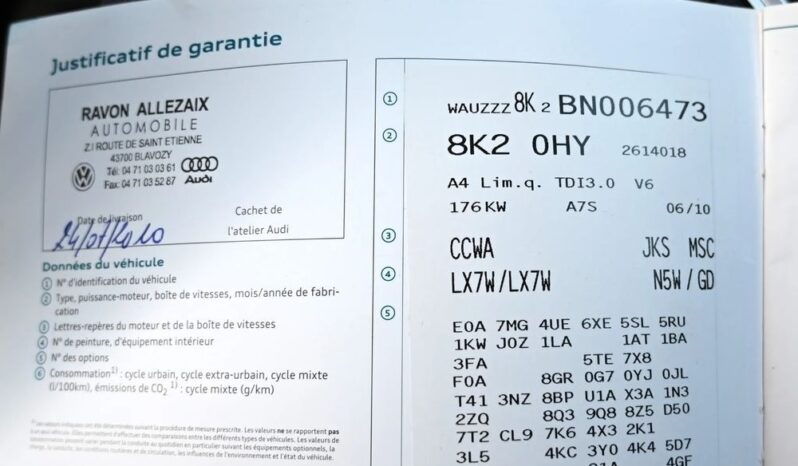 AUDI A4  | 4×4 (doł. automatycznie) | Automatyczna | 240 KM | Srebrny full