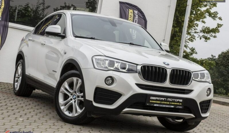 BMW X4  | 4×4 (stały) | Automatyczna | 190 KM | Biały full