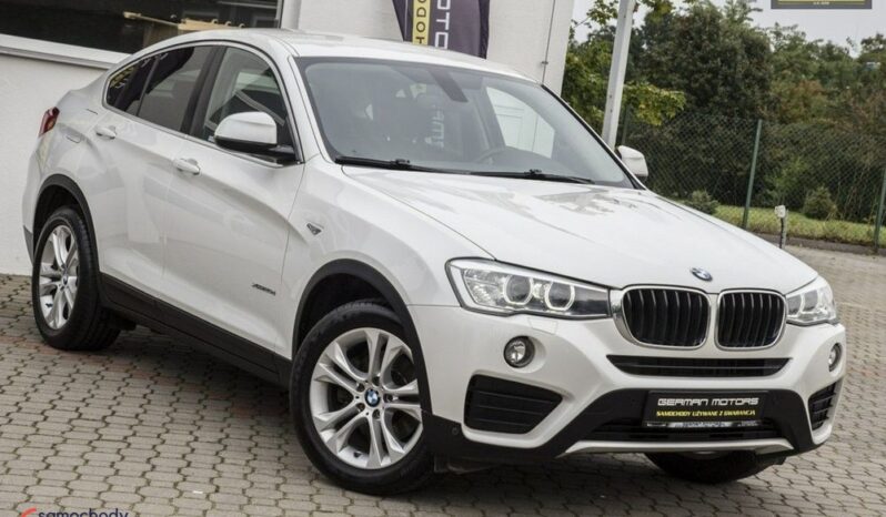 BMW X4  | 4×4 (stały) | Automatyczna | 190 KM | Biały full