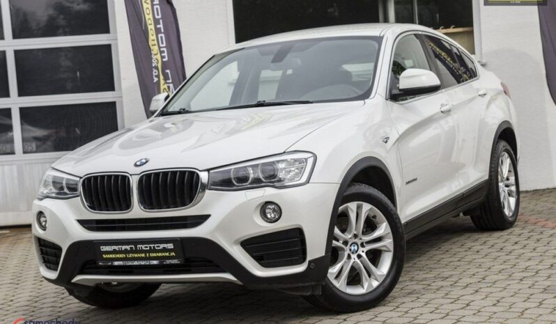 BMW X4  | 4×4 (stały) | Automatyczna | 190 KM | Biały full