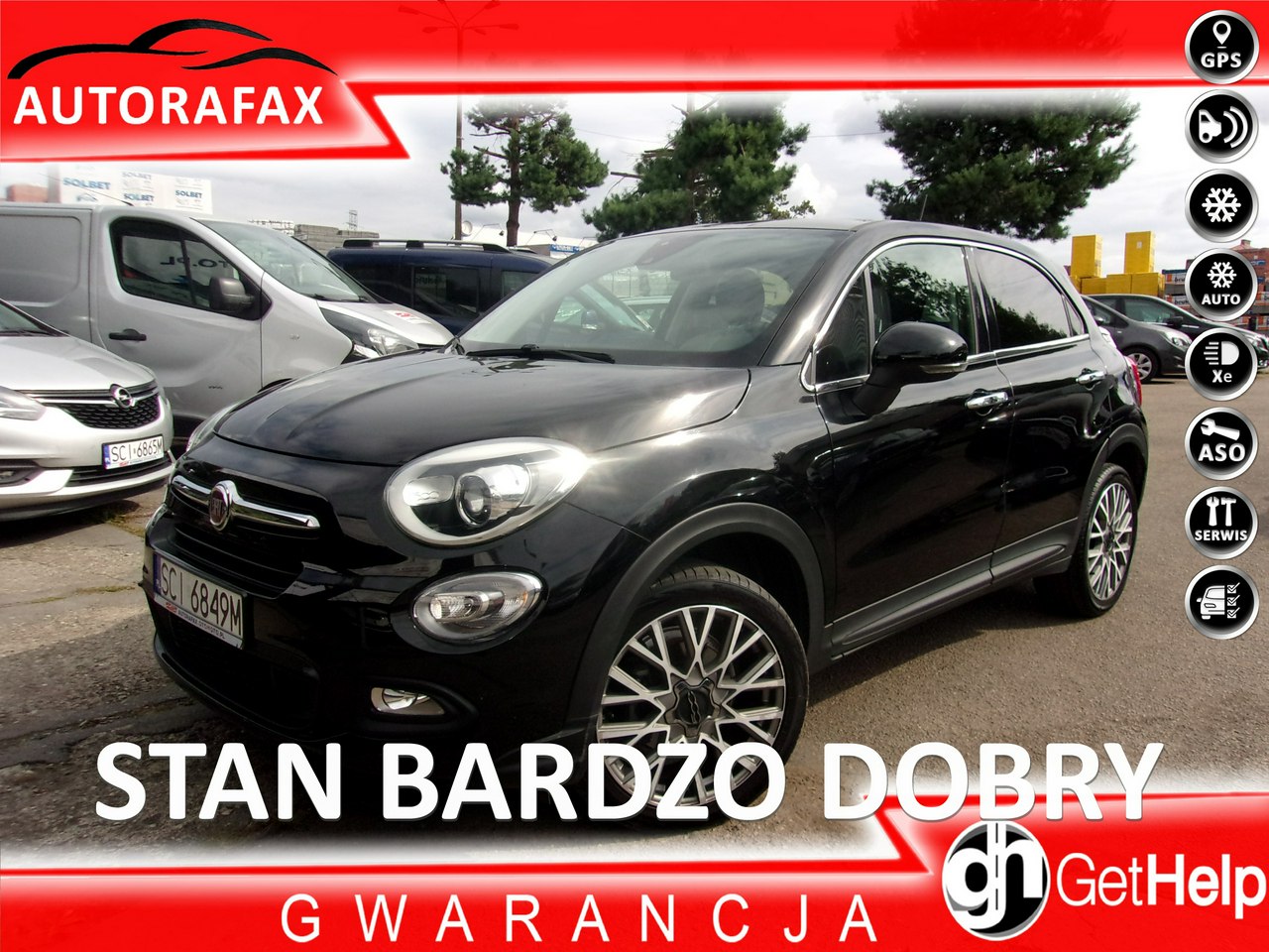 Fiat 500X  | Fwd (Przód) | Manualna | 140 Km | Czarny