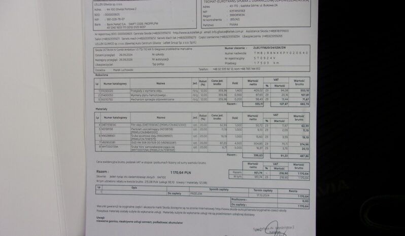 SKODA Octavia  | FWD (przód) | Manualna | 150 KM | grafitowy full