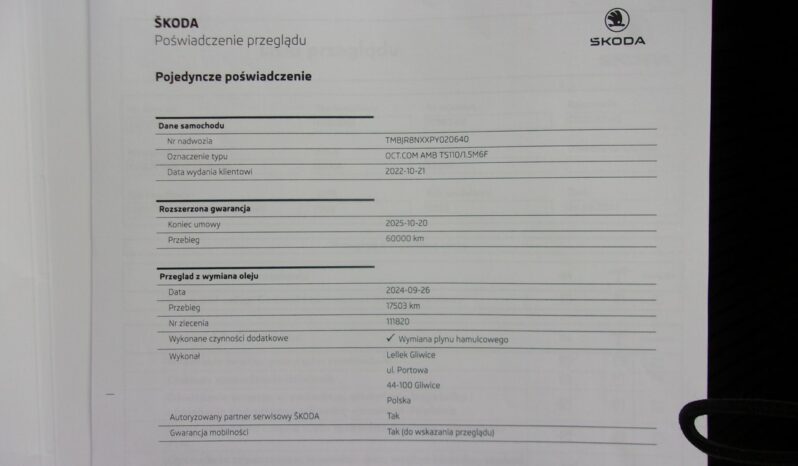 SKODA Octavia  | FWD (przód) | Manualna | 150 KM | grafitowy full