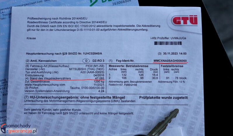 MITSUBISHI Space Star | FWD (przód) | Manualna | 71 KM | Biały full