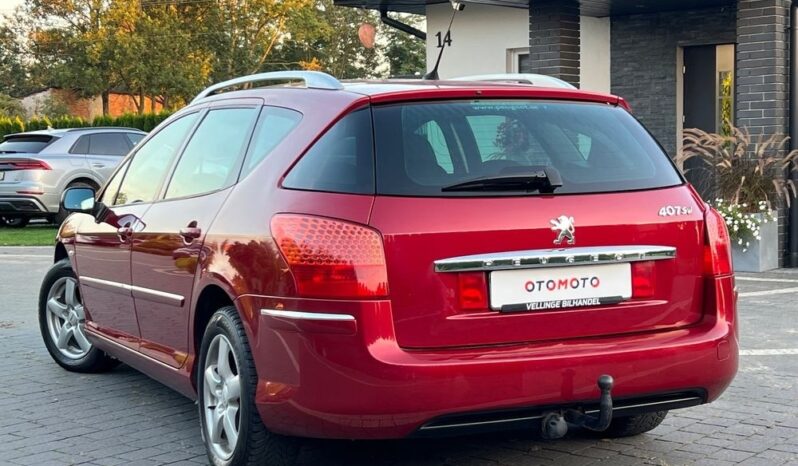 PEUGEOT   407     140 KM    Manualna    FWD (przód)    Bordowy full