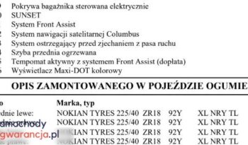 SKODA Octavia  | 4×4 (stały) | Automatyczna | 180 KM | Biały full