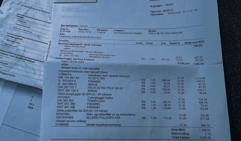 VOLKSWAGEN Polo  | FWD (przód) | Automatyczna | 95 KM | Czarny full