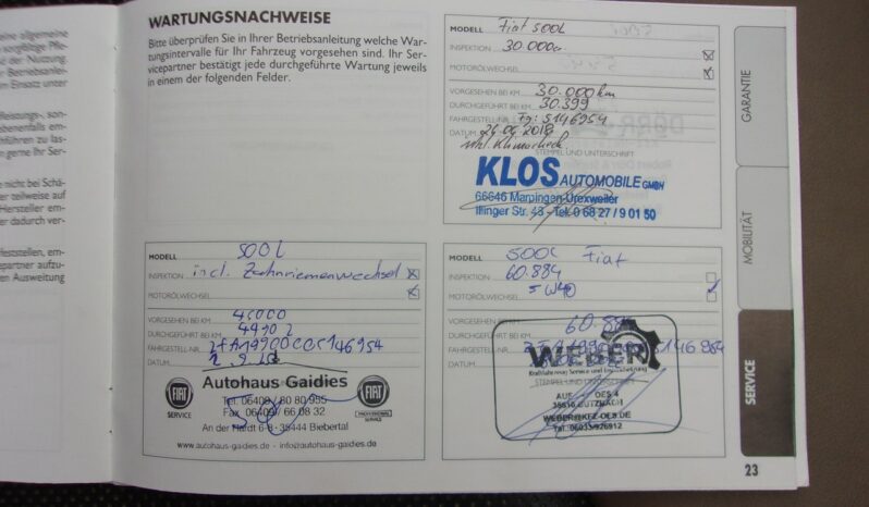 FIAT 500L  | FWD (przód) | Manualna | 120 KM | zielony ciemny full