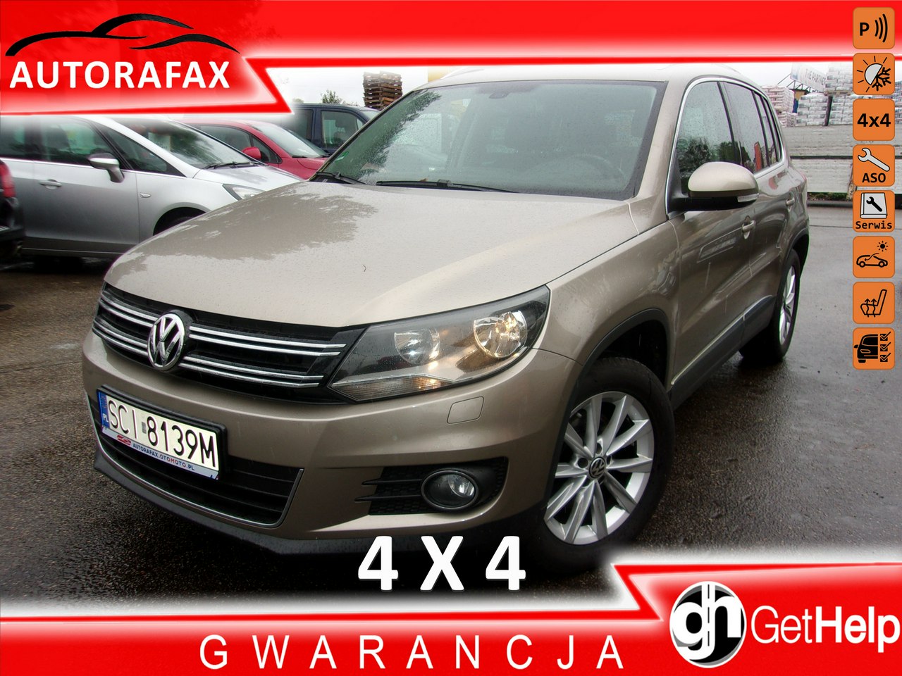 Volkswagen Tiguan  | 4X4 Automatyczny | Manualna | 160 Km | Szary