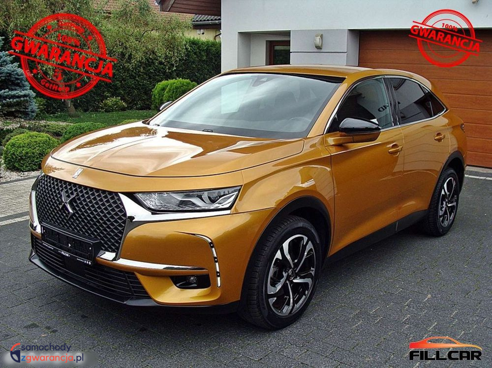 Ds Automobiles   Ds 7 Crossback    180 Km    Automatyczna    Fwd (Przód)    Złoty