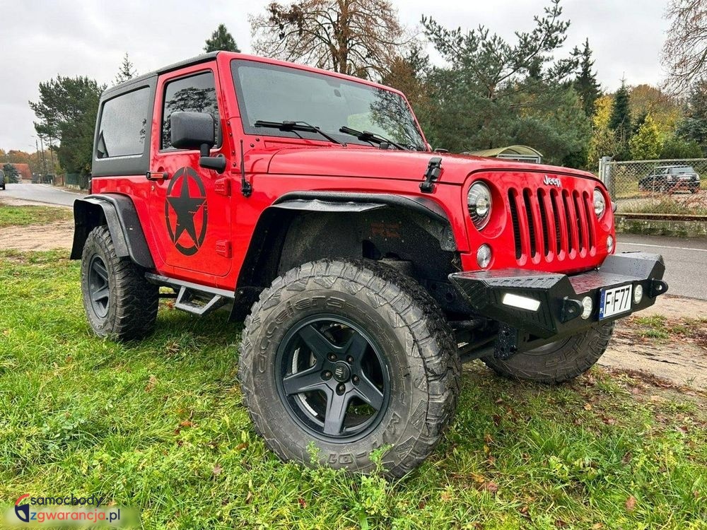 Jeep Wrangler | 4X4 (Doł. Ręcznie) | Automatyczna | 285 Km | Czerwony