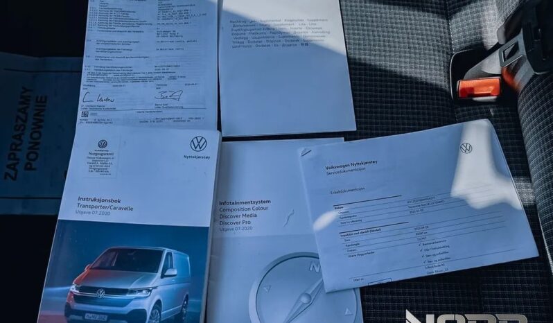 VOLKSWAGEN TRANSPORTER T6 DSG | FWD (przód) | Automatyczna | 150 KM | Czerwony full