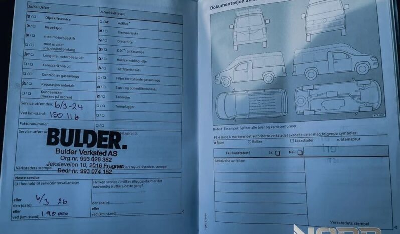 VOLKSWAGEN TRANSPORTER T6 DSG | 4×4 (stały) | Automatyczna | 150 KM | Żółty full