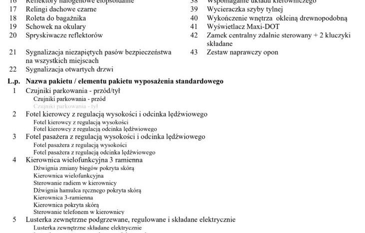 SKODA Octavia  | 4×4 (stały) | Automatyczna | 180 KM | Czarny full