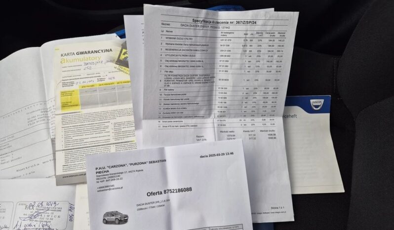 DACIA Duster  | FWD (przód) | Manualna | 105 KM | Czarny full