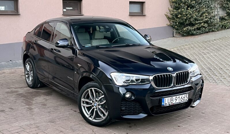 BMW X4  | 4×4 (doł. automatycznie) | Automatyczna | 190 KM | Granatowy full