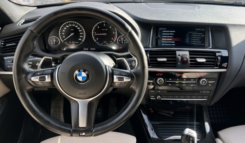 BMW X4  | 4×4 (doł. automatycznie) | Automatyczna | 190 KM | Granatowy full