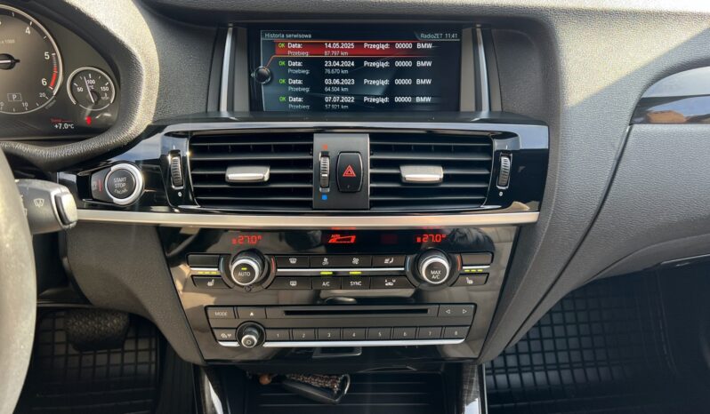 BMW X4  | 4×4 (doł. automatycznie) | Automatyczna | 190 KM | Granatowy full