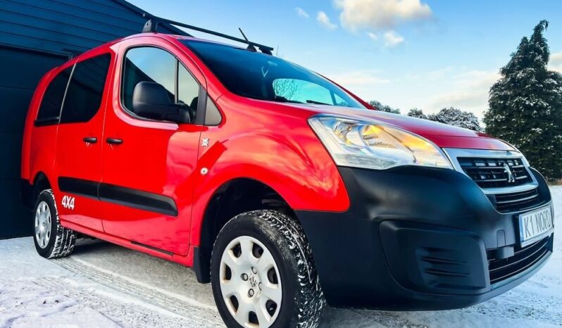 PEUGEOT Partner  | 4×4 (doł. ręcznie) | Manualna | 90 KM | Czerwony full