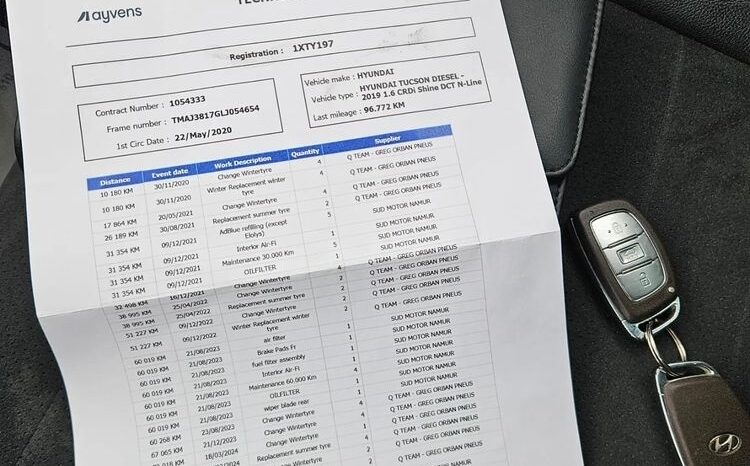 HYUNDAI Tucson  | FWD (przód) | Automatyczna | 136 KM | Czerwony full