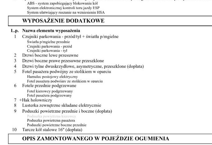 OPEL Combo | FWD (przód) | Manualna | 102 KM | Biały full