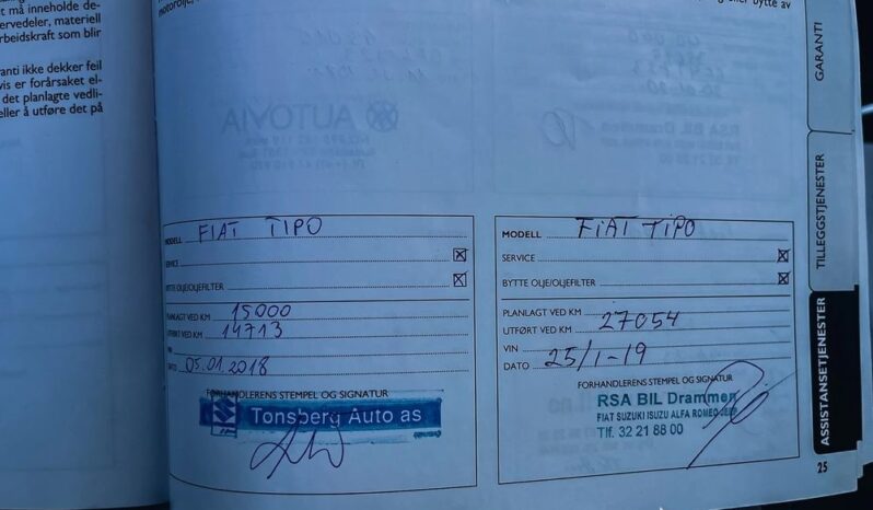 FIAT Tipo  | FWD (przód) | Automatyczna | 120 KM | Brązowy full