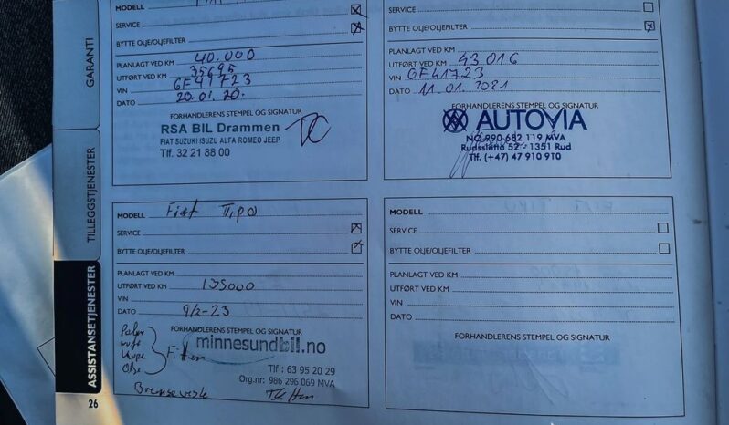 FIAT Tipo  | FWD (przód) | Automatyczna | 120 KM | Brązowy full