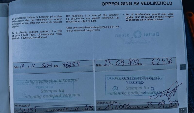 PEUGEOT Partner  | FWD (przód) | Automatyczna | 131 KM | Czerwony full