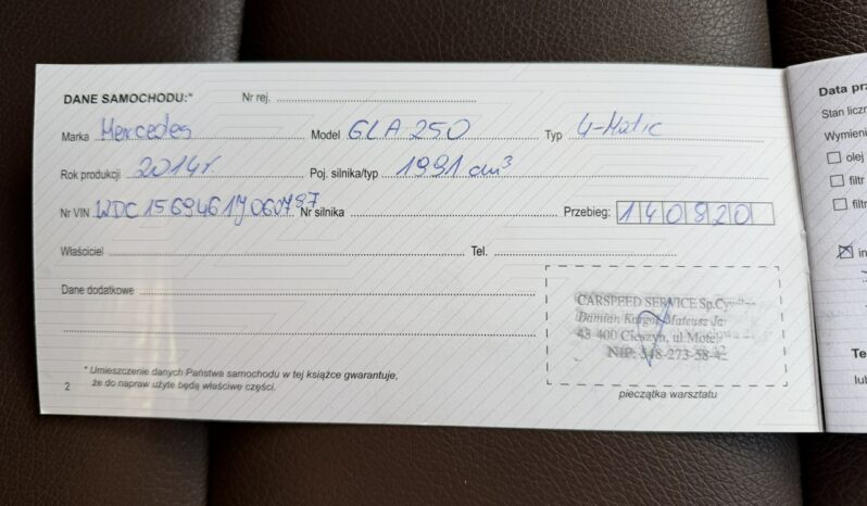 Mercedes GLA 250 | 4×4 Automatyczny | Automatyczna | 210 KM | Fioletowy full