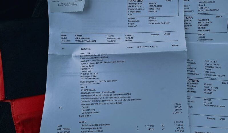 CITROEN C4 Spacetourer | RWD (tył) | Automatyczna | 163 KM | Czarny full