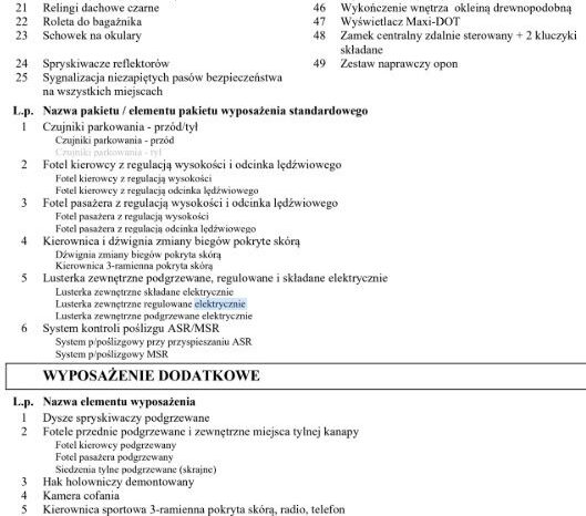 SKODA Octavia  | 4×4 (stały) | Automatyczna | 150 KM | Czarny full