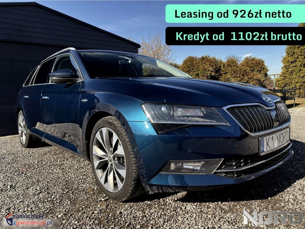 Skoda Superb  | 4X4 (Stały) | Automatyczna | 280 Km | Granatowy