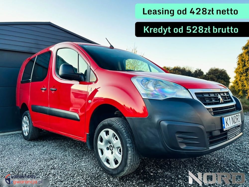 Peugeot Partner  | 4X4 (Doł. Ręcznie) | Manualna | 99 Km | Czerwony