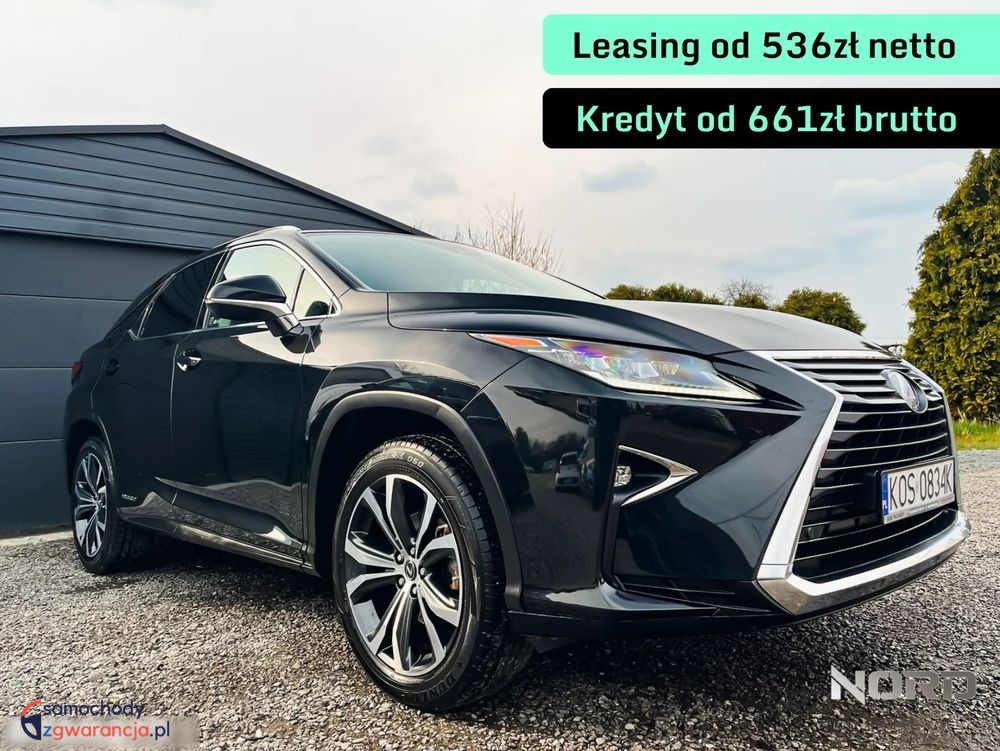 Lexus Rx | 4X4 (Doł. Automatycznie) | Automatyczna | 313 Km | Czarny