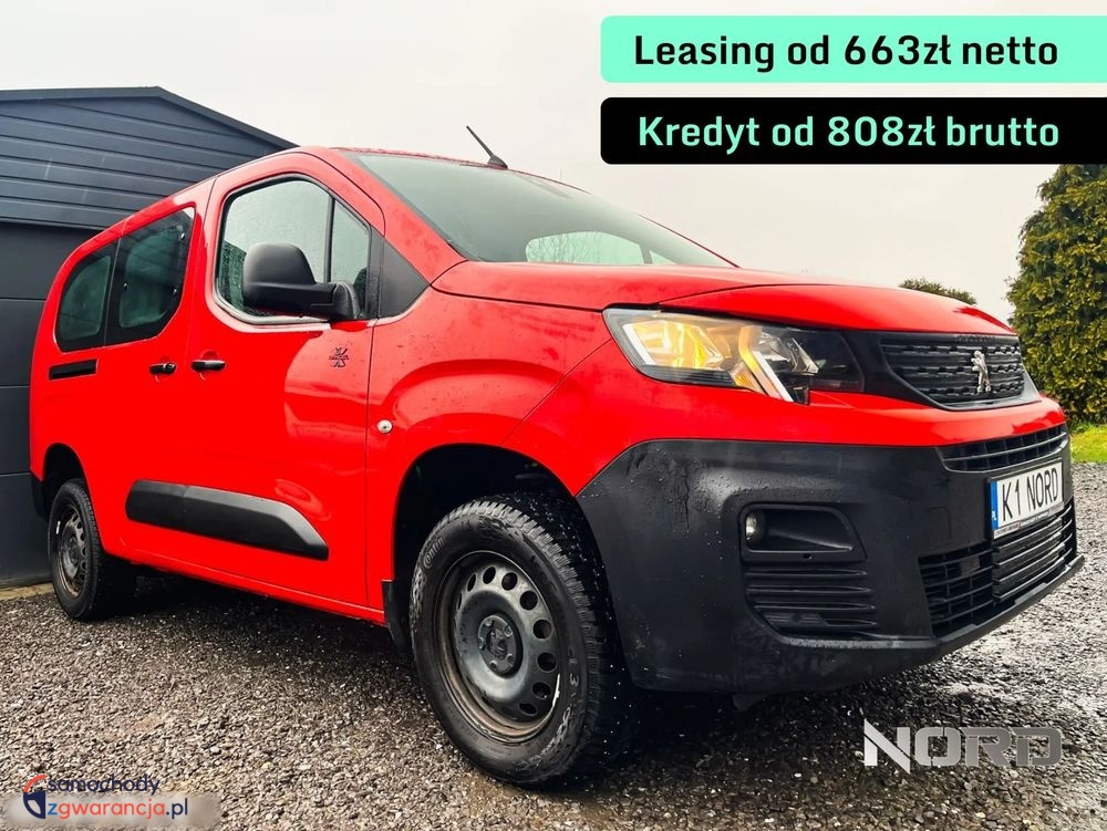Peugeot Partner  | 4X4 (Doł. Ręcznie) | Manualna | 131 Km | Czerwony