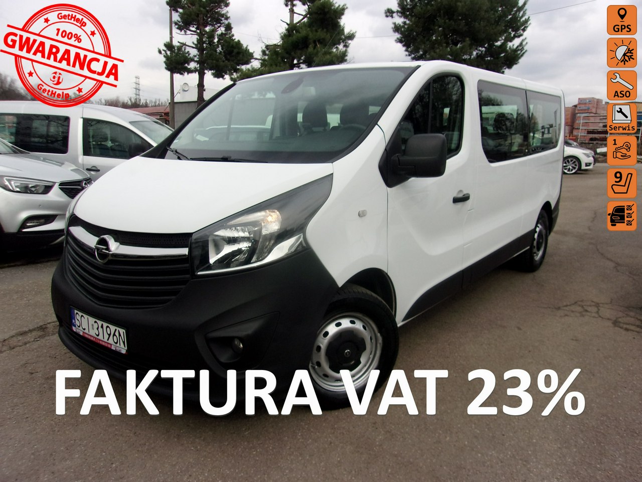 Opel Vivaro | Fwd (Przód) | Manualna | 125 Km | Bialy