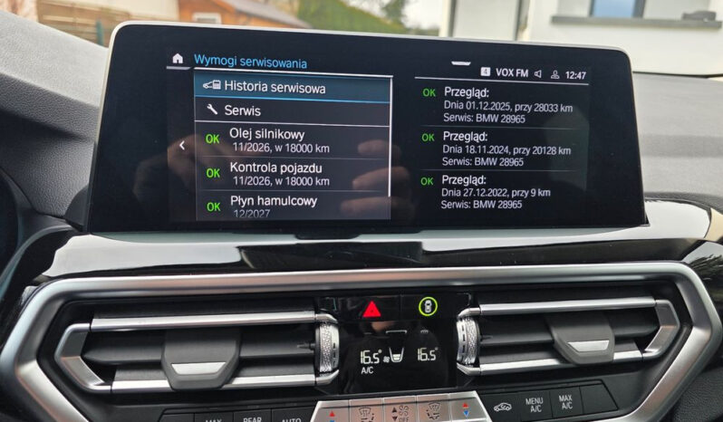 BMW X3  | 4×4 (stały) | Automatyczna | 292 KM | Czarny full