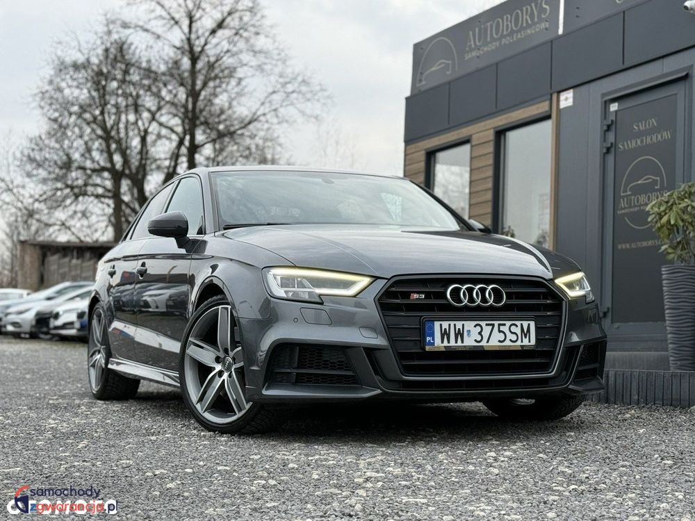 Audi S3  | 4X4 (Doł. Automatycznie) | Automatyczna | 300 Km | Szary